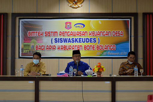 “BIMBINGAN TEKHNIS SISTEM PENGAWASAN KEUANGAN DESA (SISWASKEUDES)”