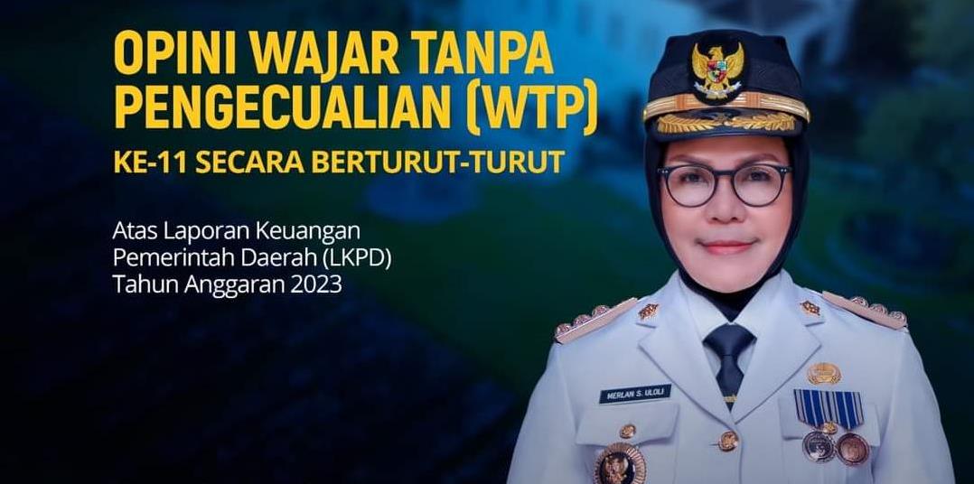 LKPD Bone Bolango T.A 2023 Raih Opini WTP