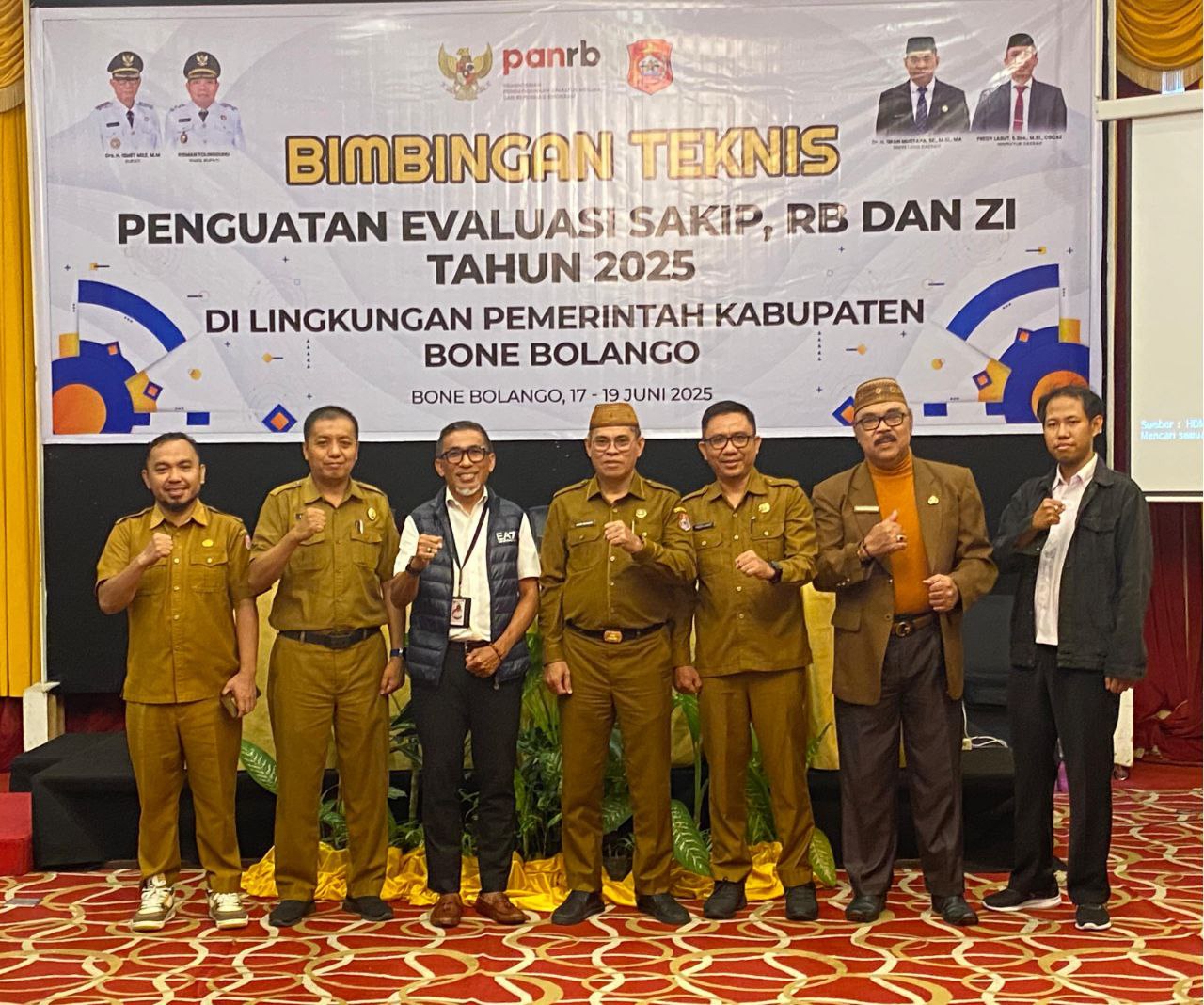 Bimtek Penguatan SAKIP, Reformasi Birokrasi, dan Zona Integritas Bagi APIP Inspektorat Daerah Bone Bolango